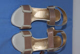 Escarpins STRABOSKI  Cuir beige et marron à talons T 37 TBE