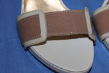 Escarpins STRABOSKI  Cuir beige et marron à talons T 37 TBE