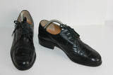 VINTAGE Derby ANDRE Tout Cuir Noir T 41 TBE