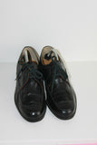 VINTAGE Derby ANDRE Tout Cuir Noir T 41 TBE