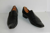 ALBERTO DONATONE Shoes Men Leather Black Made In Italy T 42 TBE