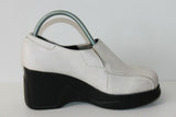 CHARLES & KEITH Derby  Compensés Cuir Blanc T 33 TBE