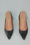 Escarpins ELEGANCE PARIS Tout Cuir Gris Petits Talons T 36 TBE