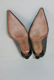 Escarpins ELEGANCE PARIS Tout Cuir Gris Petits Talons T 36 TBE