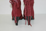 Bottes à Talons Daim Pourpre T 41 TTBE