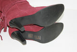 Bottes à Talons Daim Pourpre T 41 TTBE