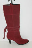 Bottes à Talons Daim Pourpre T 41 TTBE