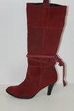 Bottes à Talons Daim Pourpre T 41 TTBE