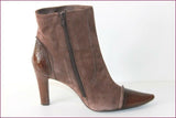 ROSEMETAL Bottines Boots Daim et Cuir Verni Marron T 36 TBE