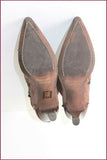 ROSEMETAL Bottines Boots Daim et Cuir Verni Marron T 36 TBE