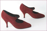 MARC Escarpins Tout cuir Prune T 35 TBE
