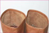 ARIDZA BROSS Bottes Cuir Artisanal Souple Ajouré T 36 TBE