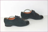 ERIC LOMAIN Bottier Derby Cuir Bleu Pétrole T 39 BE