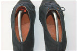 ERIC LOMAIN Bottier Derby Cuir Bleu Pétrole T 39 BE