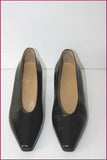 LAETYO Escarpins Tout Cuir Noir T 35 TTBE