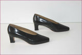 LAETYO Escarpins Tout Cuir Noir T 35 TTBE