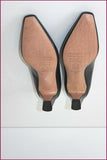 LAETYO Escarpins Tout Cuir Noir T 35 TTBE