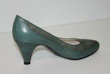 MANFIELD Escarpins Vintage tout Cuir Vert T 35 BE