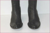 EDEN SHOES Bottines Tout Cuir Noir T 38 TBE