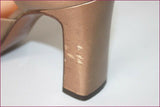 SERGIO ROSSI Escarpins Tout Cuir Bronze T 36.5 IT / T 37.5 BE