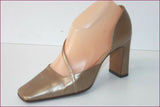 SERGIO ROSSI Escarpins Tout Cuir Bronze T 36.5 IT / T 37.5 BE
