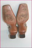SERGIO ROSSI Escarpins Tout Cuir Bronze T 36.5 IT / T 37.5 BE