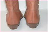 FRENZY Mi Bottes Pointues Cuir Marron Clair T 40 TBE