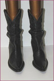 WORK IN PROGRESS Mi Bottes Tout Cuir Noir T 37 TTBE