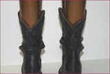 WORK IN PROGRESS Mi Bottes Tout Cuir Noir T 37 TTBE