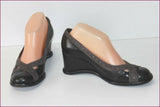 STEPHANE KELIAN Escarpins Cuir Talons Compensés T 4.5 / 37.5 BE