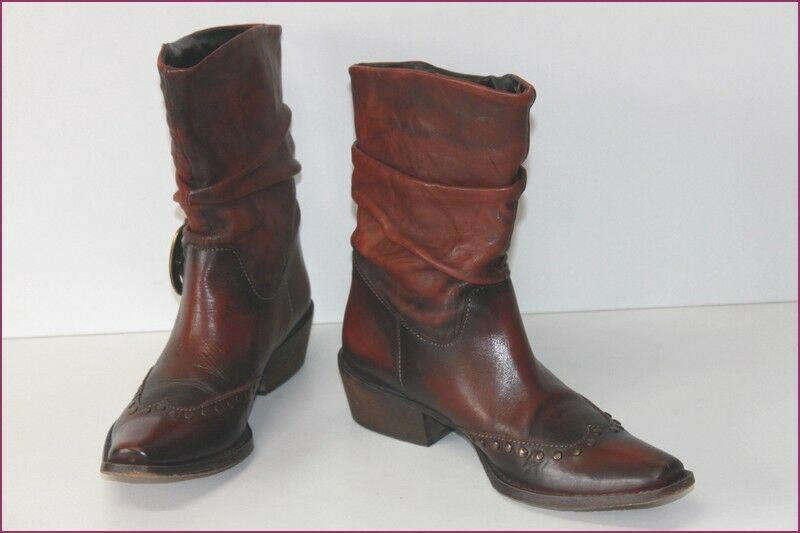 Boots marron san online marina