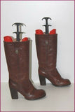 ASH Mi Bottes Cavalières Tout Cuir Marron T 37 TBE