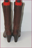 ASH Mi Bottes Cavalières Tout Cuir Marron T 37 TBE