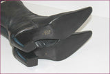 REQINS Bottines Pointues Cuir Noir T 38 TTBE