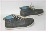 KICKERS Baskets Basses Cuir Gris foncé T 41 BE