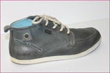 KICKERS Baskets Basses Cuir Gris foncé T 41 BE