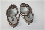 VALBRENTA Escarpins Vintage Tout cuir Cognac T 37.5 TBE