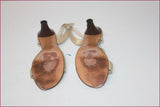 ISABEL Escarpins Tout cuir Doré Nacré T 37.5 TBE
