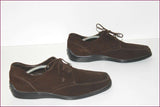 TOD'S Derby à lacets Daim Marron foncé T 7.5 / T 41.5 TBE
