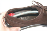 TOD'S Derby à lacets Daim Marron foncé T 7.5 / T 41.5 TBE