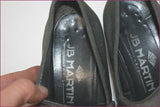 JB MARTIN Escarpins Toile Grise et Cuir Bronze T 4.5 / 38.5 TBE