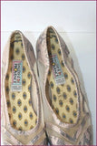 BALLERINE DE PROVENCE Escarpins Cuir et Voile  Ajouré Crème T 39 TBE