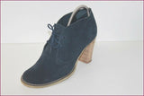 MELLOW YELLOW Boots Daim Bleu Pétrole T 41 TBE
