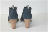MELLOW YELLOW Boots Daim Bleu Pétrole T 41 TBE