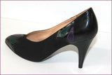 EVELIN'S Reims Escarpins Tout Cuir Noir Hauts Talons T 5.5  / T 37 TBE