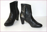 BOB Boutique Bottines Boots Cuir Noir Doublées Cuir T 37.5 ETAT NEUF