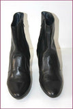 BOB Boutique Bottines Boots Cuir Noir Doublées Cuir T 37.5 ETAT NEUF