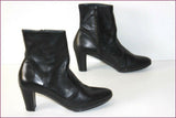 BOB Boutique Bottines Boots Cuir Noir Doublées Cuir T 37.5 ETAT NEUF