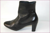 BOB Boutique Bottines Boots Cuir Noir Doublées Cuir T 37.5 ETAT NEUF