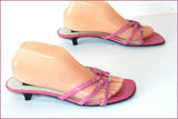 ROSA LIPTY Escarpins Sandales Cuir Rose T 40 ETAT NEUF
